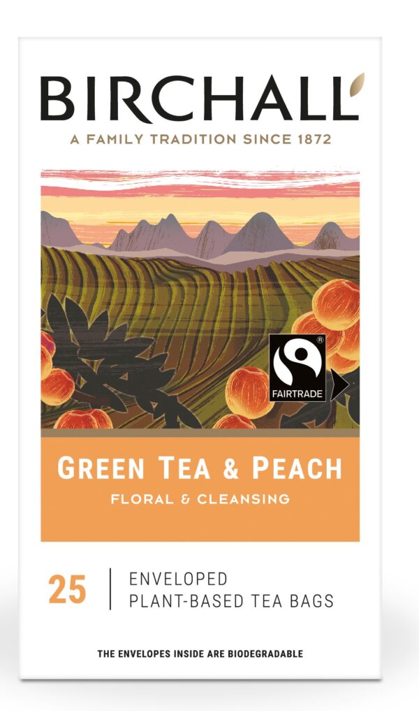 Birchall's Green& Peach Tea